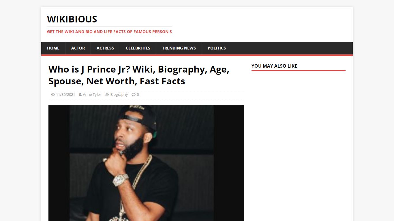 Who is J Prince Jr? Wiki, Biography, Age, Spouse, Net Worth, Fast Facts